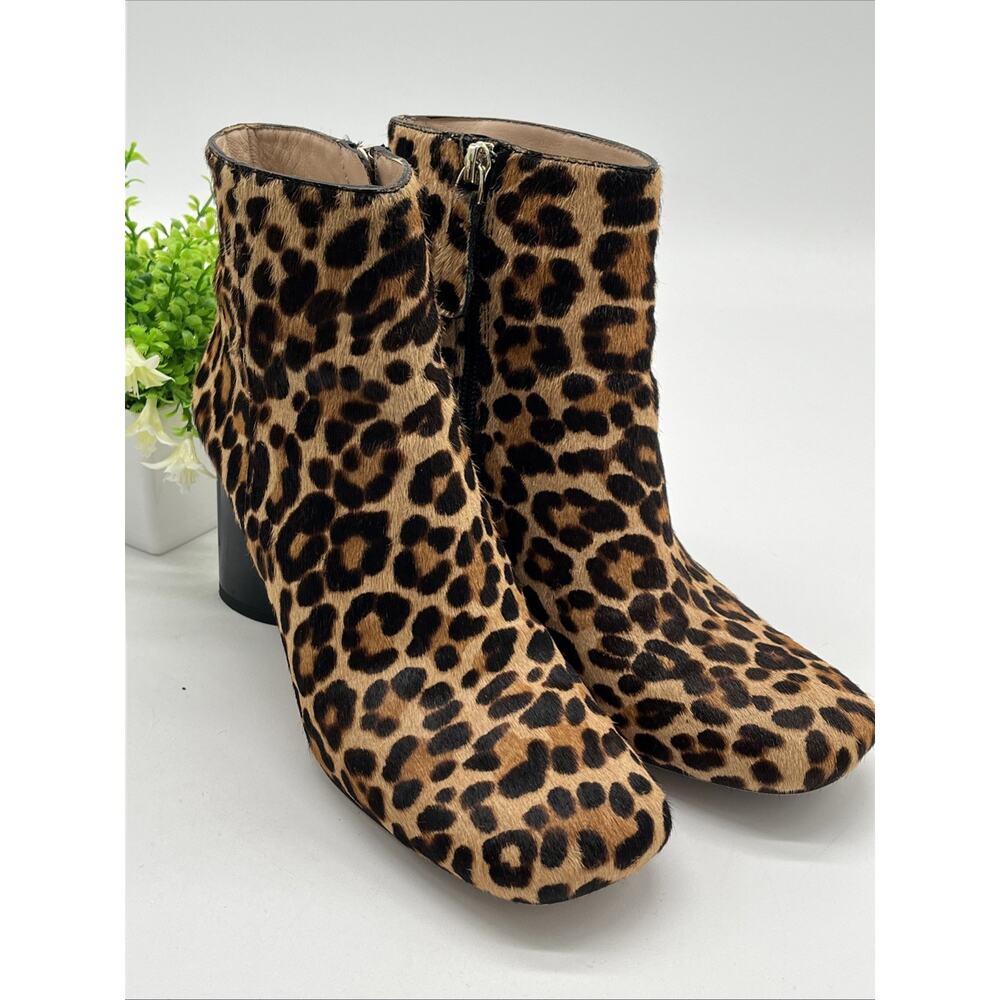 Kate Spade Leopard Haircalf Rudy Booties – Women’s Ankle Boots Size 6